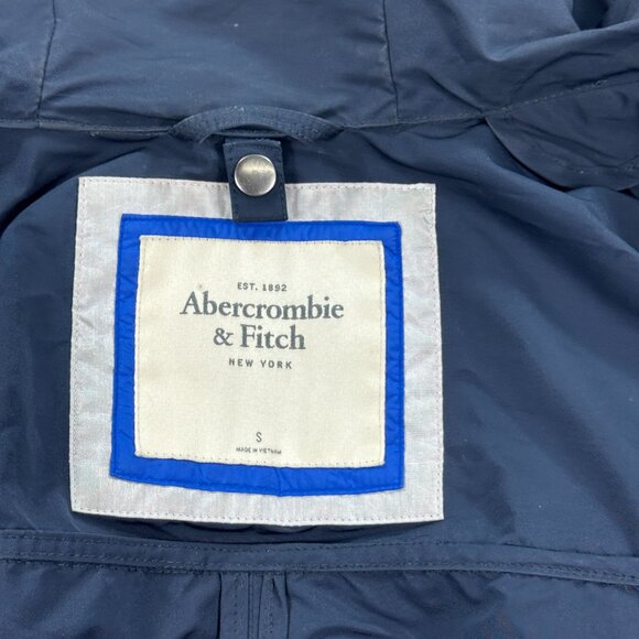 Abercrombie & Fitch Women's Jacket Hooded Size Small 4 Pocket's Zip and Snap - Picture 6 of 9